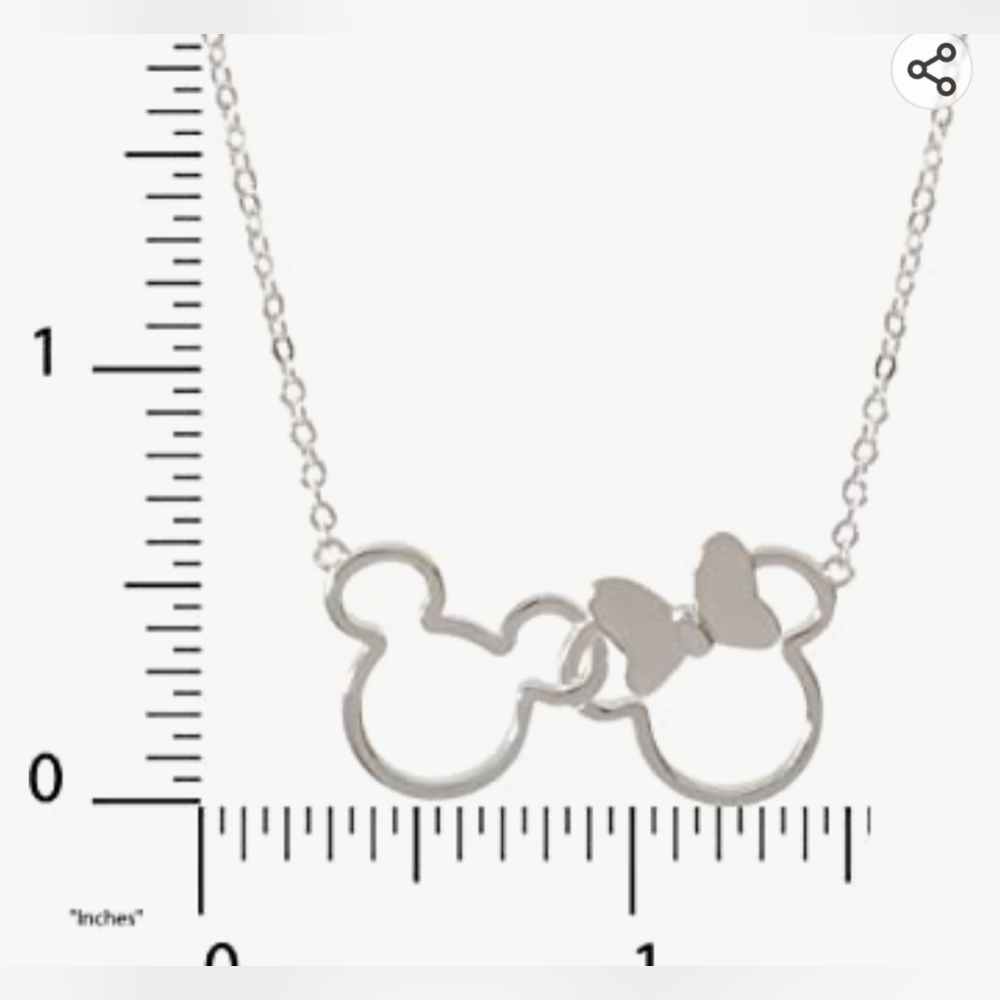 Disney Minnie & Mickey necklace